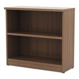 Alera Valencia Series Bookcase,two-shelf, 31 3-4w X 14d X 29 1-2h, Modern Walnut