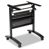 Alera Valencia Flip Training Table Base, Modesty Panel, 28.5 X 19.75 X 28.5, Black