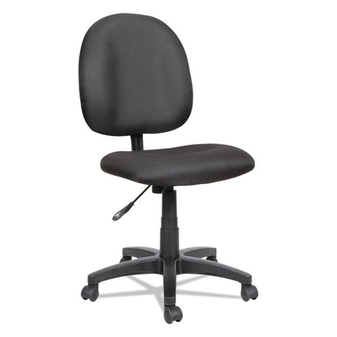 Alera Essentia Series Swivel Task Chair, Supports Up To 275 Lbs, Black Seat-black Back, Black Base