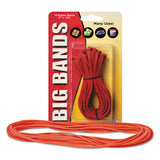 Big Bands Rubber Bands, Size 117b, 0.06" Gauge, Red, 12-pack