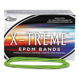 X-treme Rubber Bands, Size 117b, 0.08" Gauge, Lime Green, 1 Lb Box, 200-box