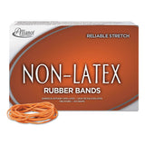 Non-latex Rubber Bands, Size 19, 0.04" Gauge, Orange, 1 Lb Box, 1,440-box