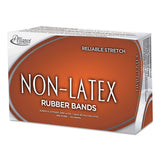 Non-latex Rubber Bands, Size 33, 0.04" Gauge, Orange, 1 Lb Box, 720-box