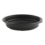 Microraves Incredi-bowl Base, 24 Oz, 8.5" Diameter X 1.51"h, Black, 150-carton