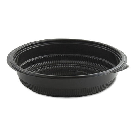 Microraves Incredi-bowl Base, 32 Oz, 8.5" Diameter X 1.92"h, Black, 150-carton