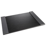 Monticello Desk Pad With Fold-out Sides, 24 X 19, Black