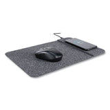 Powertrack Wireless Charging Mouse Pad, 13 X 8.75 X 0.25, Gray