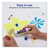 Permanent Glue Stic, 1.27 Oz, Applies Purple, Dries Clear