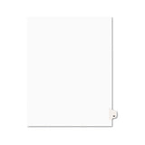 Preprinted Legal Exhibit Side Tab Index Dividers, Avery Style, 10-tab, 24, 11 X 8.5, White, 25-pack, (1024)