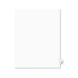 Preprinted Legal Exhibit Side Tab Index Dividers, Avery Style, 10-tab, 49, 11 X 8.5, White, 25-pack, (1049)