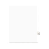 Preprinted Legal Exhibit Side Tab Index Dividers, Avery Style, 10-tab, 70, 11 X 8.5, White, 25-pack, (1070)