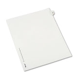 Preprinted Legal Exhibit Side Tab Index Dividers, Avery Style, 10-tab, 74, 11 X 8.5, White, 25-pack, (1074)