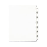 Preprinted Legal Exhibit Side Tab Index Dividers, Avery Style, 25-tab, 151 To 175, 11 X 8.5, White, 1 Set, (1336)