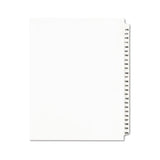 Preprinted Legal Exhibit Side Tab Index Dividers, Avery Style, 25-tab, 176 To 200, 11 X 8.5, White, 1 Set, (1337)