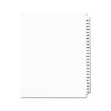 Preprinted Legal Exhibit Side Tab Index Dividers, Avery Style, 25-tab, 201 To 225, 11 X 8.5, White, 1 Set, (1338)