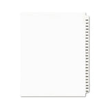 Preprinted Legal Exhibit Side Tab Index Dividers, Avery Style, 25-tab, 226 To 250, 11 X 8.5, White, 1 Set, (1339)