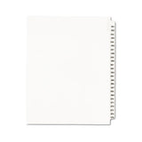 Preprinted Legal Exhibit Side Tab Index Dividers, Avery Style, 25-tab, 251 To 275, 11 X 8.5, White, 1 Set, (1340)