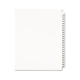 Preprinted Legal Exhibit Side Tab Index Dividers, Avery Style, 25-tab, 276 To 300, 11 X 8.5, White, 1 Set, (1341)