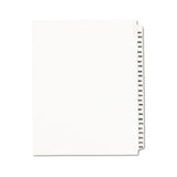 Preprinted Legal Exhibit Side Tab Index Dividers, Avery Style, 25-tab, 351 To 375, 11 X 8.5, White, 1 Set, (1344)