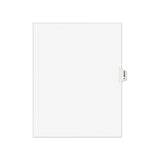 Avery-style Preprinted Legal Side Tab Divider, Exhibit E, Letter, White, 25-pack, (1375)