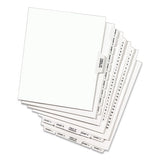 Preprinted Legal Exhibit Side Tab Index Dividers, Avery Style, 26-tab, C, 11 X 8.5, White, 25-pack, (1403)