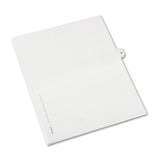 Preprinted Legal Exhibit Side Tab Index Dividers, Avery Style, 26-tab, P, 11 X 8.5, White, 25-pack, (1416)