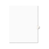 Preprinted Legal Exhibit Side Tab Index Dividers, Avery Style, 26-tab, P, 11 X 8.5, White, 25-pack, (1416)