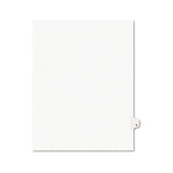 Preprinted Legal Exhibit Side Tab Index Dividers, Avery Style, 26-tab, V, 11 X 8.5, White, 25-pack, (1422)