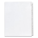 Preprinted Legal Exhibit Side Tab Index Dividers, Allstate Style, 25-tab, 101 To 125, 11 X 8.5, White, 1 Set, (1705)