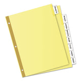 Insertable Big Tab Dividers, 8-tab, Letter