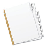 Insertable Big Tab Dividers, 5-tab, Letter