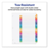 Customizable Toc Ready Index Multicolor Dividers, 26-tab, Letter