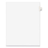 Preprinted Legal Exhibit Side Tab Index Dividers, Avery Style, 10-tab, 3, 11 X 8.5, White, 25-pack