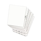 Avery-style Preprinted Legal Bottom Tab Divider, Exhibit I, Letter, White, 25-pk