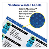 Shipping Labels W- Trueblock Technology, Inkjet Printers, 2 X 4, White, 10-sheet, 10 Sheets-pack