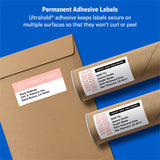 Shipping Labels W- Trueblock Technology, Inkjet Printers, 2 X 4, White, 10-sheet, 10 Sheets-pack