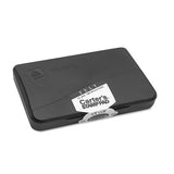 Pre-inked Felt Stamp Pad, 4.25 X 2.75, Black