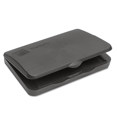 Pre-inked Felt Stamp Pad, 4.25 X 2.75, Black