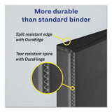 Durable Non-view Binder With Durahinge And Slant Rings, 3 Rings, 1" Capacity, 11 X 8.5, Blue