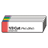 Extra-large Trueblock File Folder Labels With Sure Feed Technology, 0.94 X 3.44, White, 18-sheet, 25 Sheets-pack