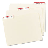 Permanent Trueblock File Folder Labels With Sure Feed Technology, 0.66 X 3.44, White, 30-sheet, 50 Sheets-box