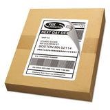 Shipping Labels W- Trueblock Technology, Laser Printers, 5.5 X 8.5, White, 2-sheet, 100 Sheets-box