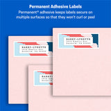 Easy Peel White Address Labels W- Sure Feed Technology, Laser Printers, 0.66 X 1.75, White, 60-sheet, 100 Sheets-pack