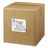 Shipping Labels W- Trueblock Technology, Laser Printers, 3.33 X 4, White, 6-sheet, 100 Sheets-box