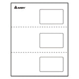 Laminated Laser-inkjet Id Cards, 2 1-4 X 3 1-2, White, 30-box