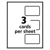 Laminated Laser-inkjet Id Cards, 2 1-4 X 3 1-2, White, 30-box