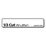 Permanent Trueblock File Folder Labels With Sure Feed Technology, 0.66 X 3.44, White, 30-sheet, 50 Sheets-box