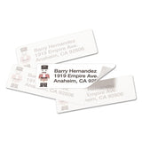 Repositionable Address Labels W-surefeed, Laser, 1 X 2 5-8, White, 3000-box