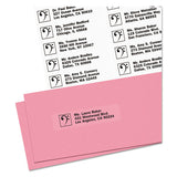 Matte Clear Easy Peel Mailing Labels W- Sure Feed Technology, Laser Printers, 1 X 4, Clear, 20-sheet, 50 Sheets-box