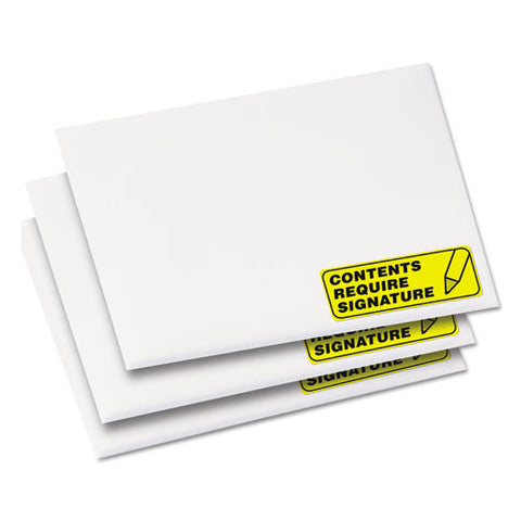 High-visibility Permanent Laser Id Labels, 1 X 2 5-8, Neon Yellow, 750-pack